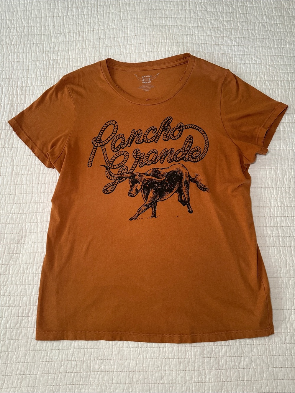 Rust Graphic 'Rancho Grande' Tee - Picture 1 of 4